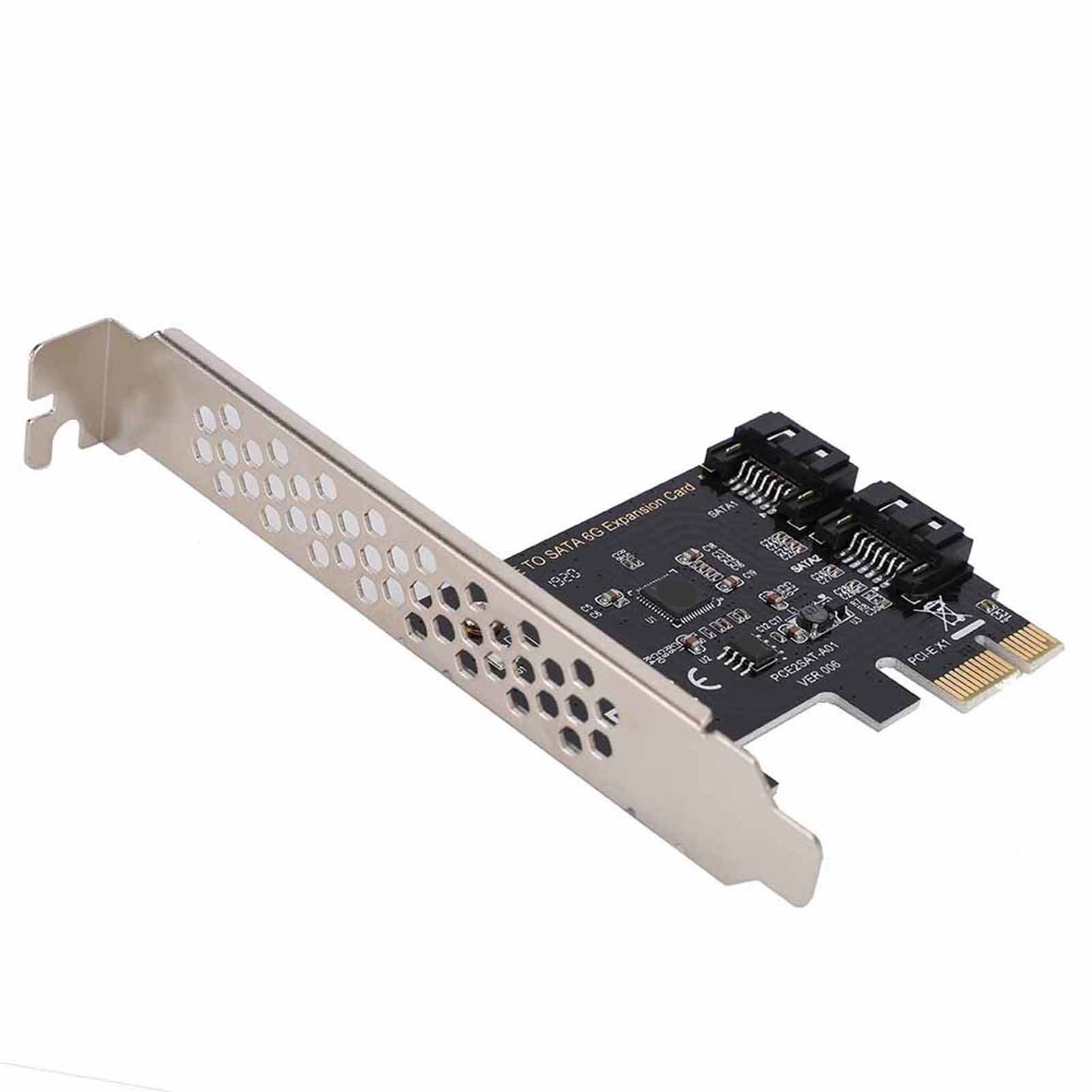 PCI-Eカード PCI Express - SATA 3.0 2ポート SATA III 6Gbps拡張アダプタボード