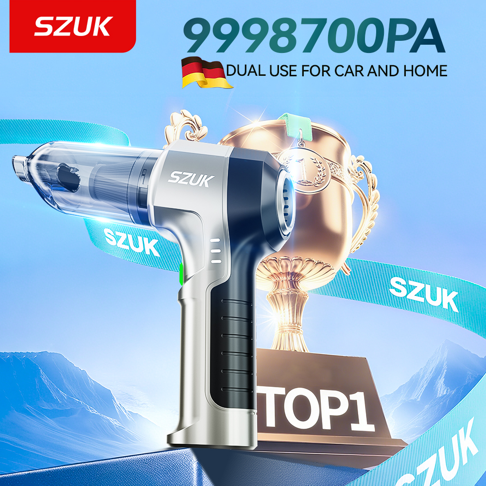 SZUK 新しい C017MAX 高圧車の掃除機強力なワイヤレス車の掃除機家電車用ミニ掃除機