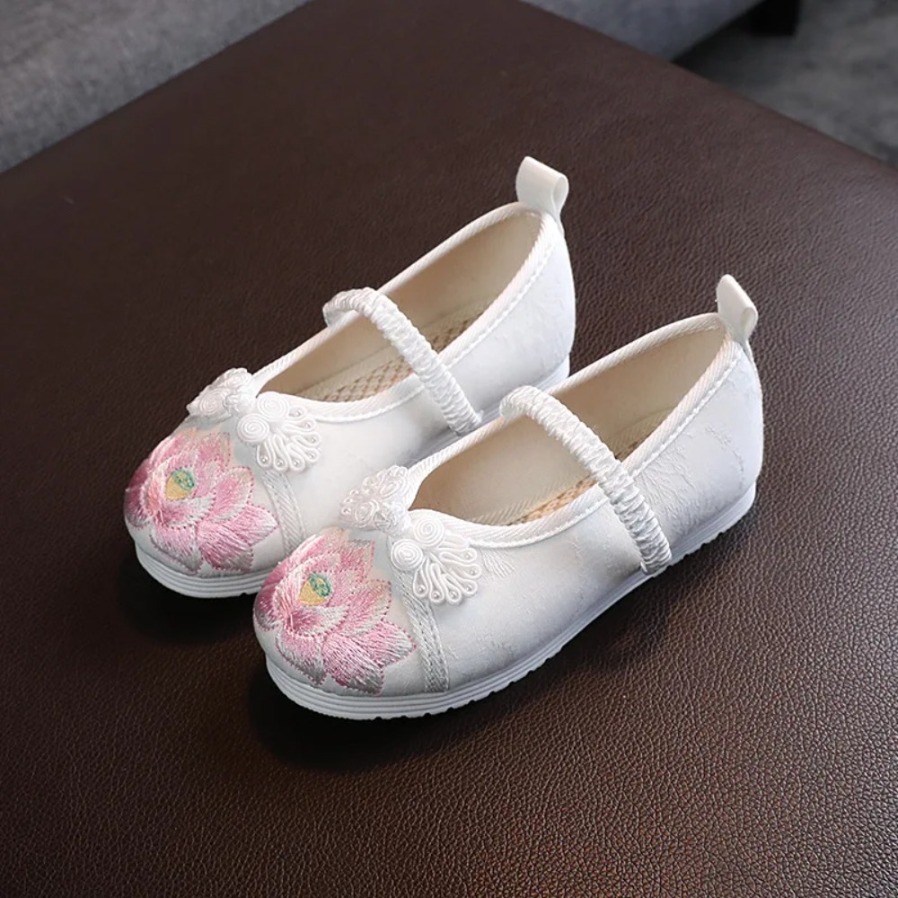 子供女の子靴刺繍靴中国風ダンス漢服靴カジュアルエスニックスタイルステージパーティーエレガント原宿キッズ