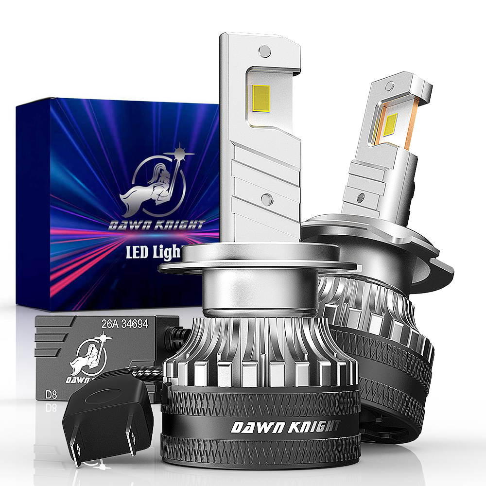 DAWN KNIGHT D8 H7 H11 9005 9006 70 ワット/ペア反射光学ヘッドライト交換用電球 4300K 6000K 12V 2 個