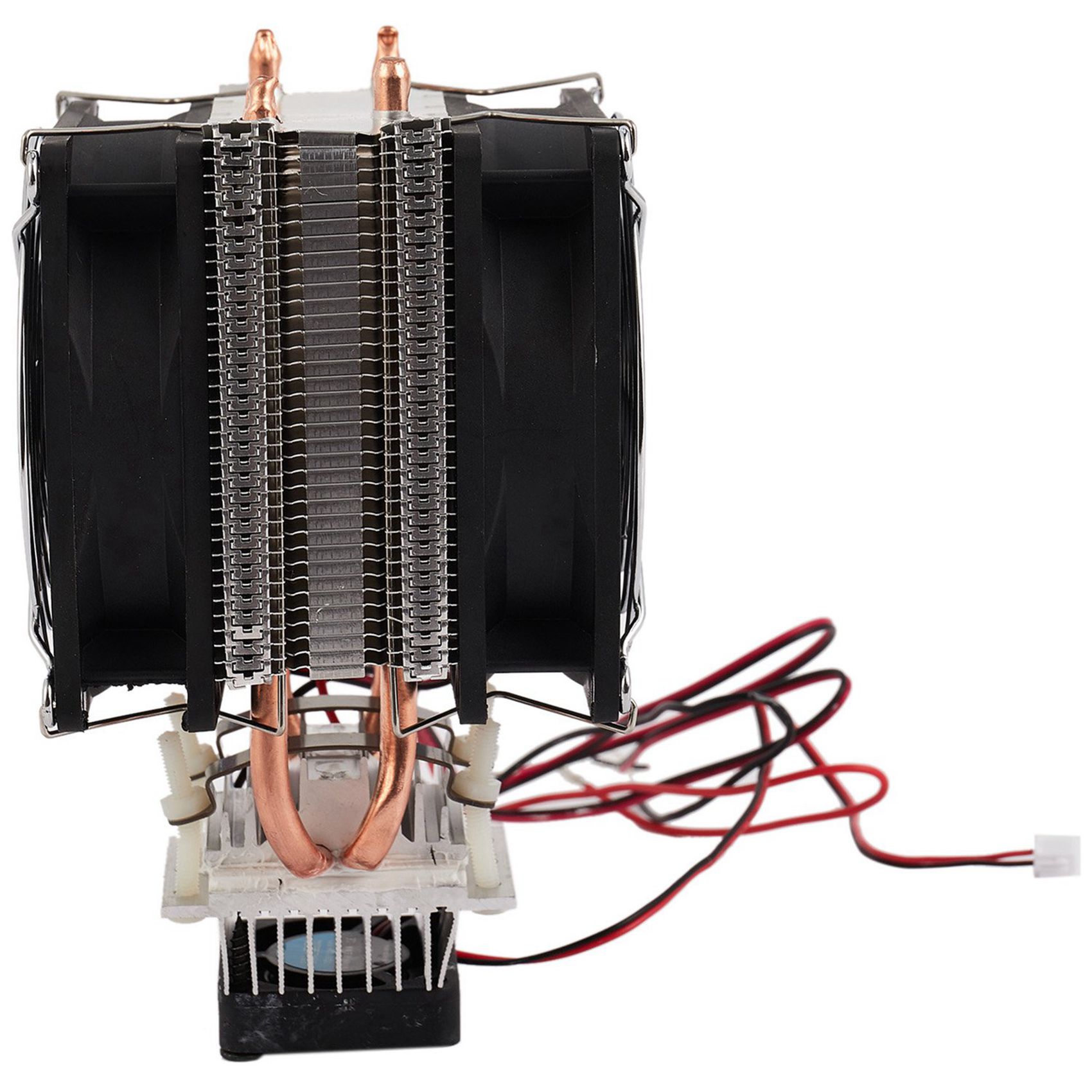 Exquisite-2X 12V 6A 熱電ペルチェ半導体クーラー冷凍冷却システムキット空冷用クーラーファン