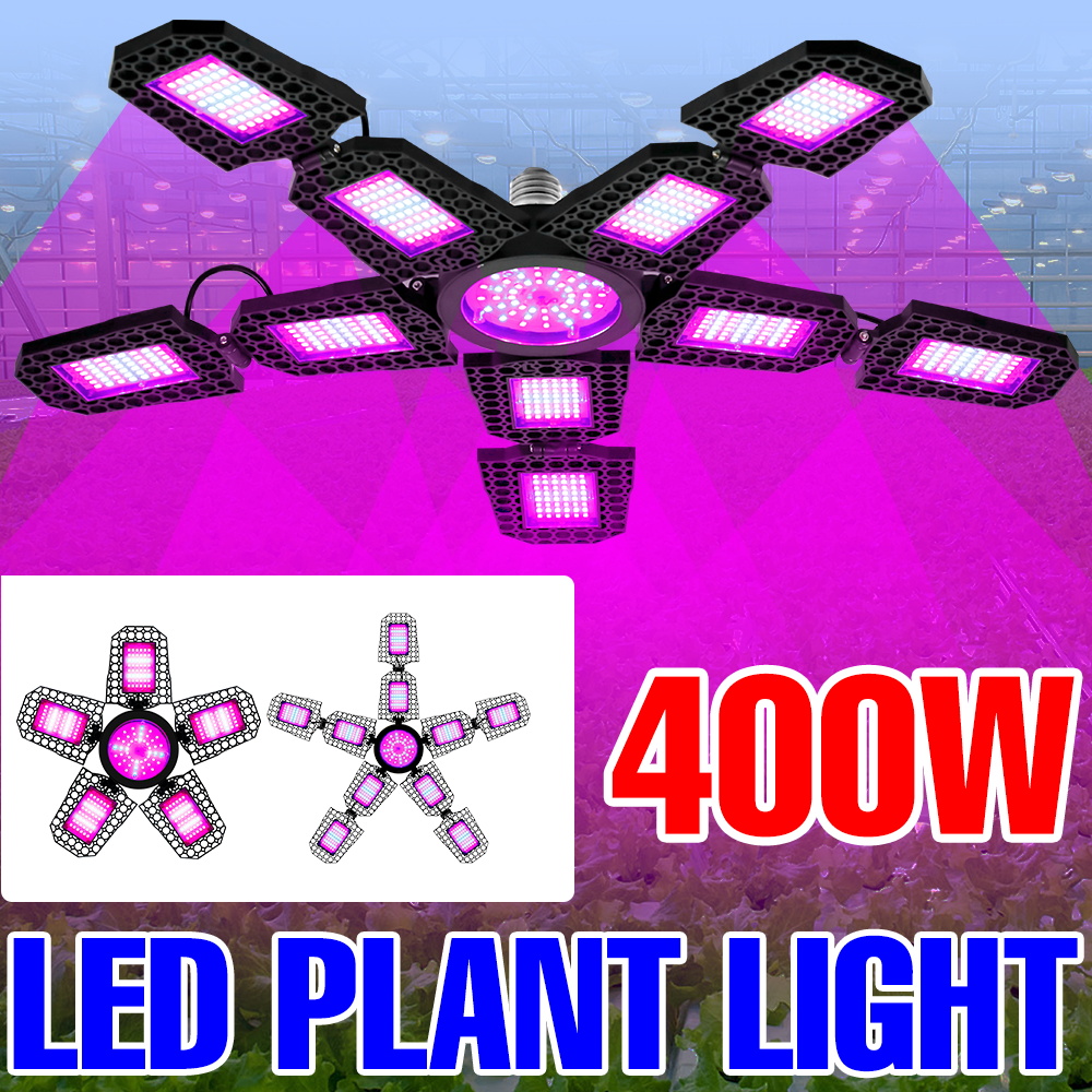 400 ワット E27 LED 成長電球フルスペクトル植物栽培ランプ AC100-277V 屋内温室花野菜水耕栽培用