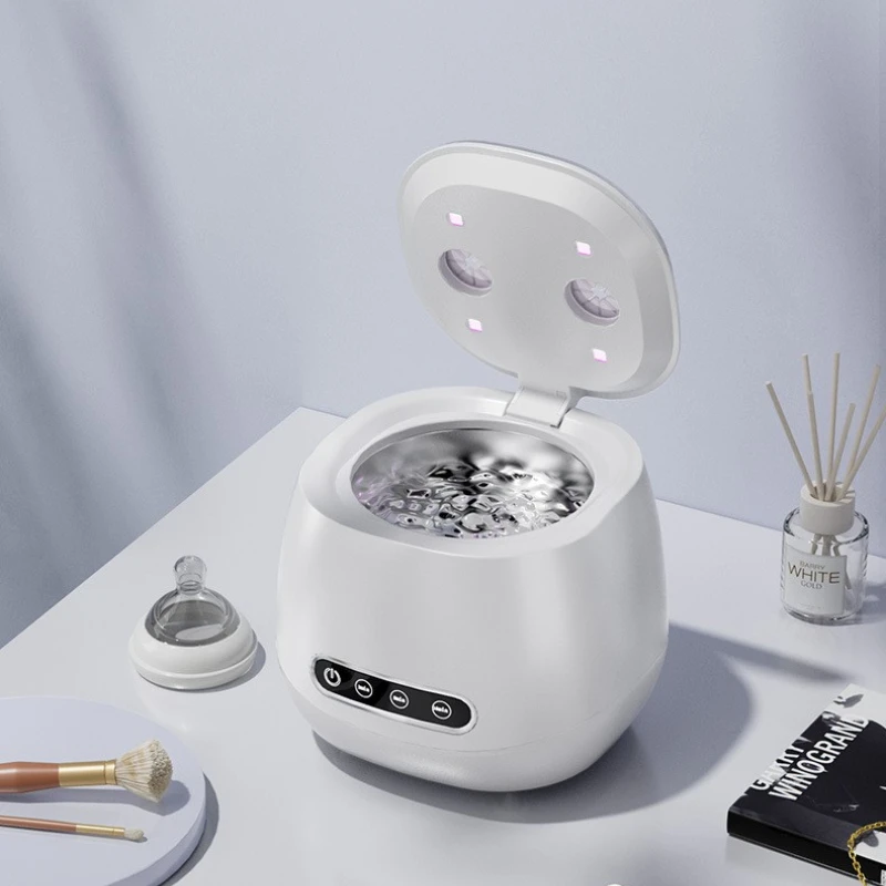 超音波リテーナークリーナー UV 滅菌ステンレスタンク充電式長いバッテリー寿命義歯矯正マウスガード