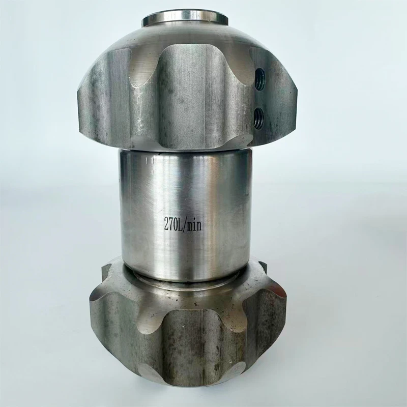 1 "女性高速回転振動下水道ノズル 215L/分 3000PSI ステンレス鋼ジェッターノズル排水下水道クリーニング 6.5 キロ