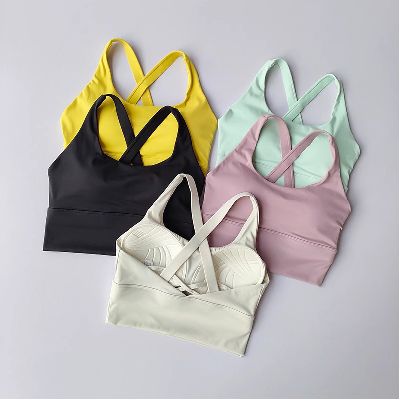 固定胸パッドスポーツブラ女性のコレクションアクセサリー胸高強度衝撃吸収収集ランニングヨガフィットネスブラ