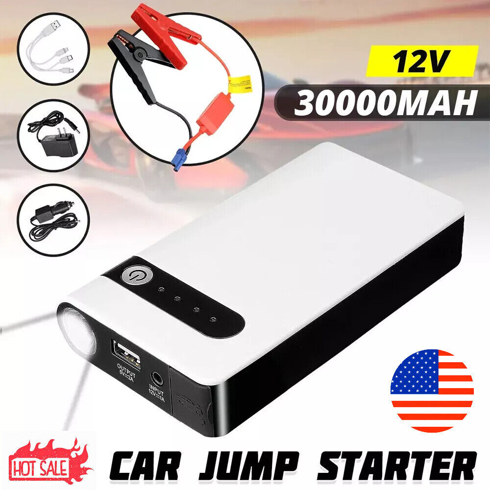 車のジャンプスターター 30000mAh ブースタージャンパーボックス電源銀行バッテリー充電器ポータブル