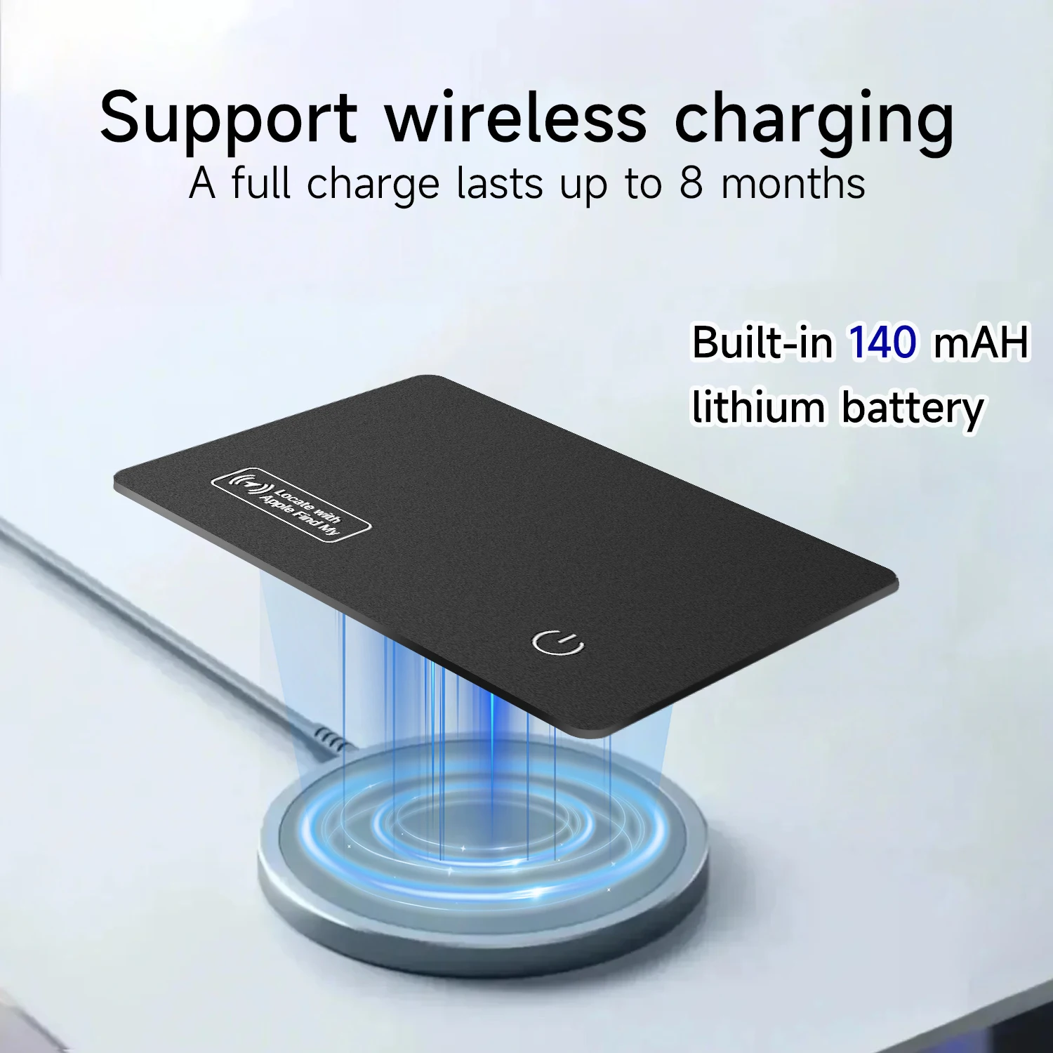 2026 新しい Bluetooth トラッカー スマート ファインダー Apple Find My iPhone カード ウォレット トラッカー キー ファインダー (iOS のみ)