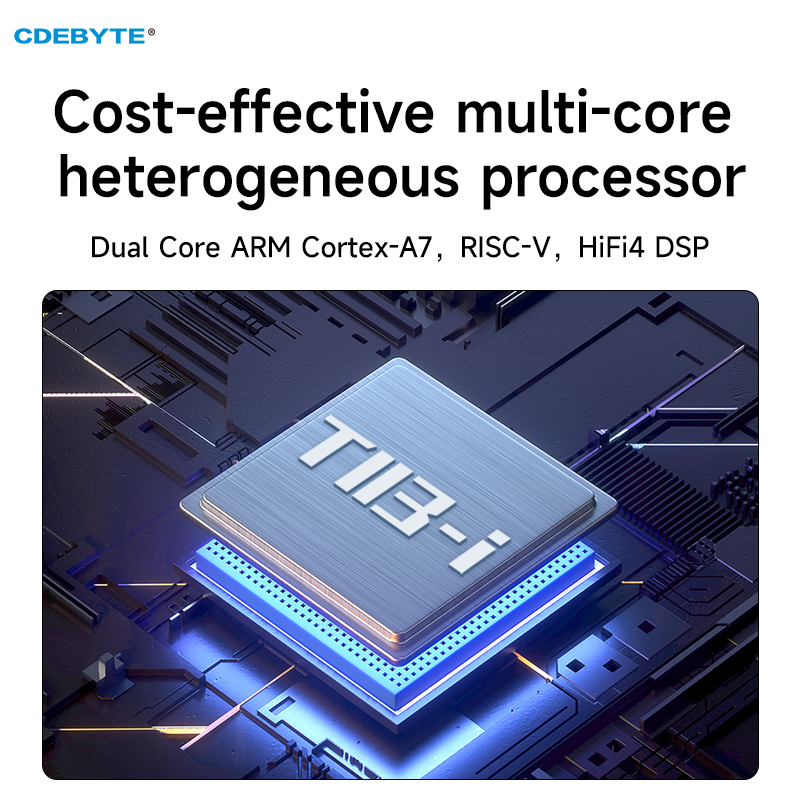 T113-i システムオンボードコアボード ARM デュアルコア A7 CDEBYTE ECK30 ECB30 4K デコードギガビットイーサネット Linux 256/512/1GB DDR3