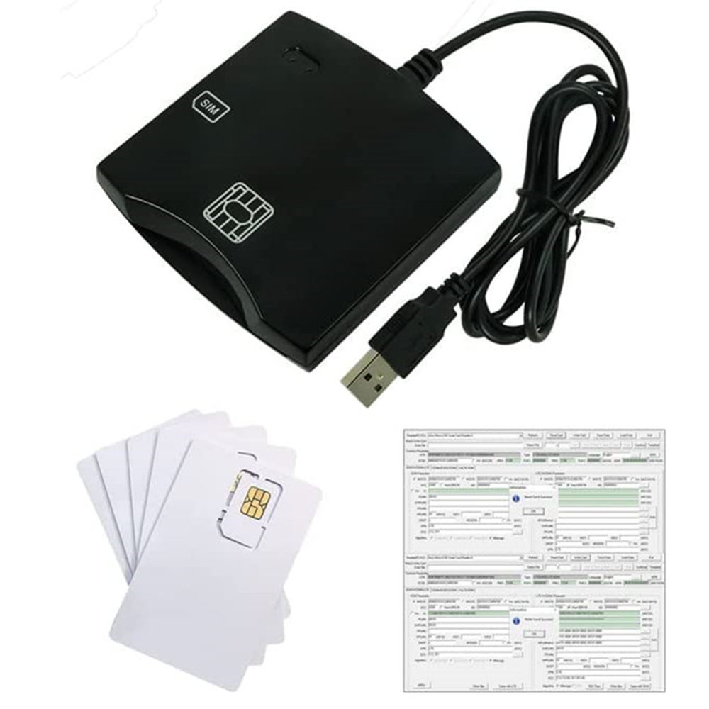 SIM カードリーダーライター 5 個 2FF/3FF/4FF プログラマブル SIM カードブランク LTE WCDMA GSM USIM 4G カード SIM パーソナライズツール