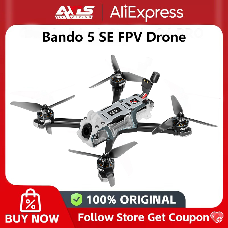 2026 NEW Axisflying Bando 5 SE FPV ドローン アナログ/O4 PRO/LITE スクワッド X 5 インチ ドローン フリースタイル AXIS ELRS 2.4G GPS 1960KV 6S モーター