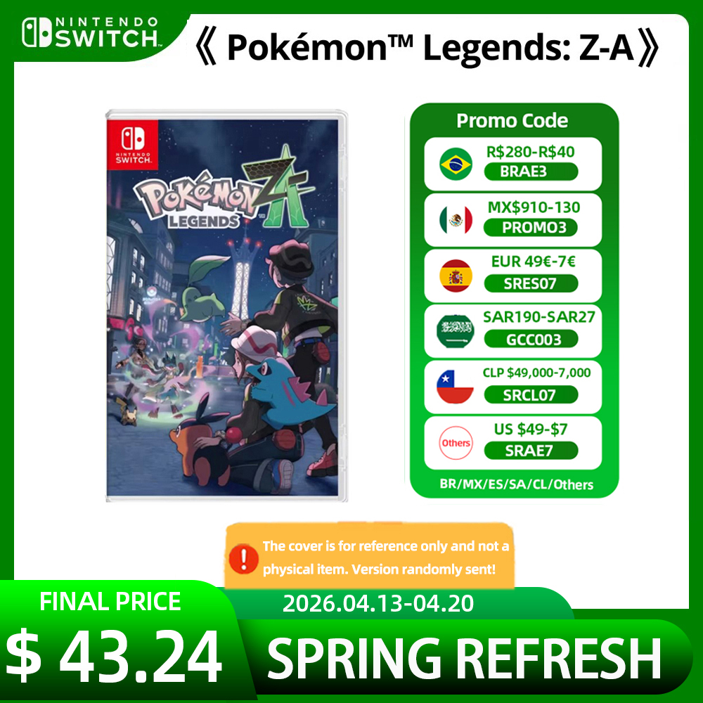 Pokémon Legends Z-A Nintendo Switch ゲームセール 100% オリジナル物理ゲームカード RPG ジャンルゲーム、Switch コンソール用