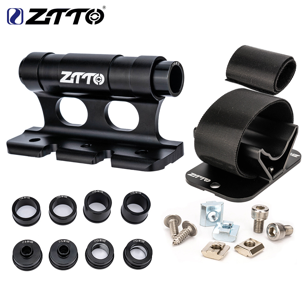 ZTTO 自転車フォークマウント車ルーフラックサポートクイックリリーススルーアクスルキャリア MTB ロードバイクフロントフォークブロックスタンドホルダーラック