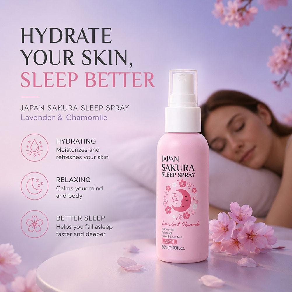 LAIKOU サクラ スリープ スプレー 60ml – ラベンダー