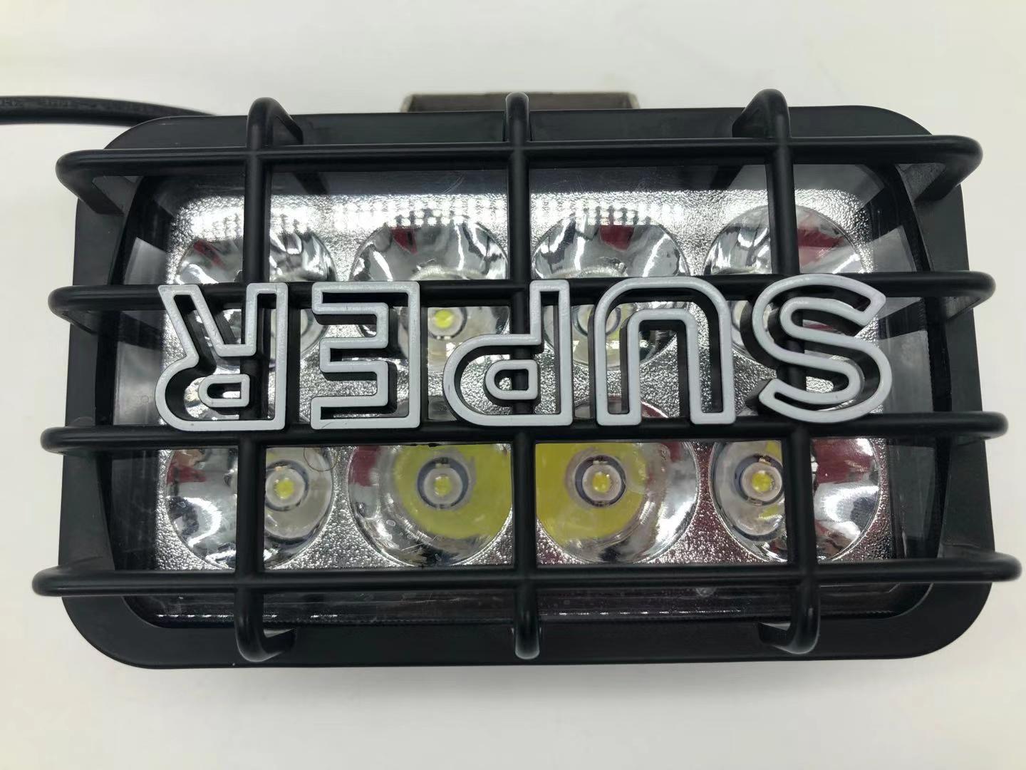 超高輝度トラック LED スポットライト 12 V/24 V 掘削機農業車両車フォークリフトヘッドライト後退光修正フォグライト