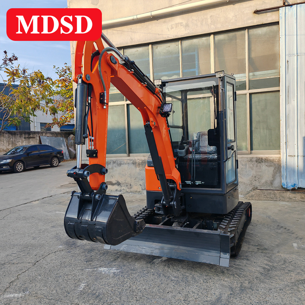 1.5 トンマイクロ掘削機 CE/ユーロ 5 油圧小型掘削機庭の植栽/道路修理用 |耐久性のあるカスタマイズされた送料無料