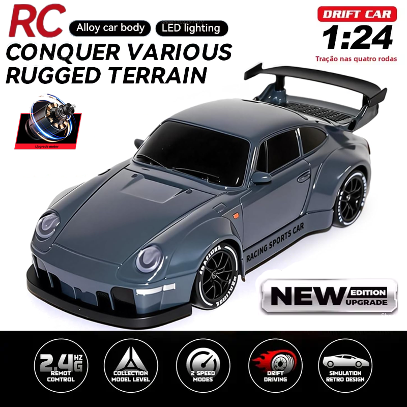 多機能 RC ドリフトリモートコントロールカー超高速オフロードクライミングカー軽量ポータブル子供のお気に入りの屋外おもちゃの車