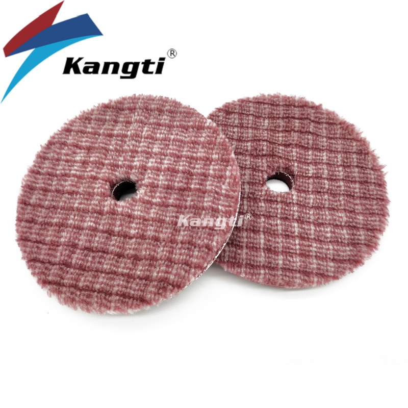 Kangti 5 "/6" マイクロファイバー切断ワックス除去パッドマイクロファイバー研磨パッドディテールワックスアプリケーターパッドワックスがけ/研磨用