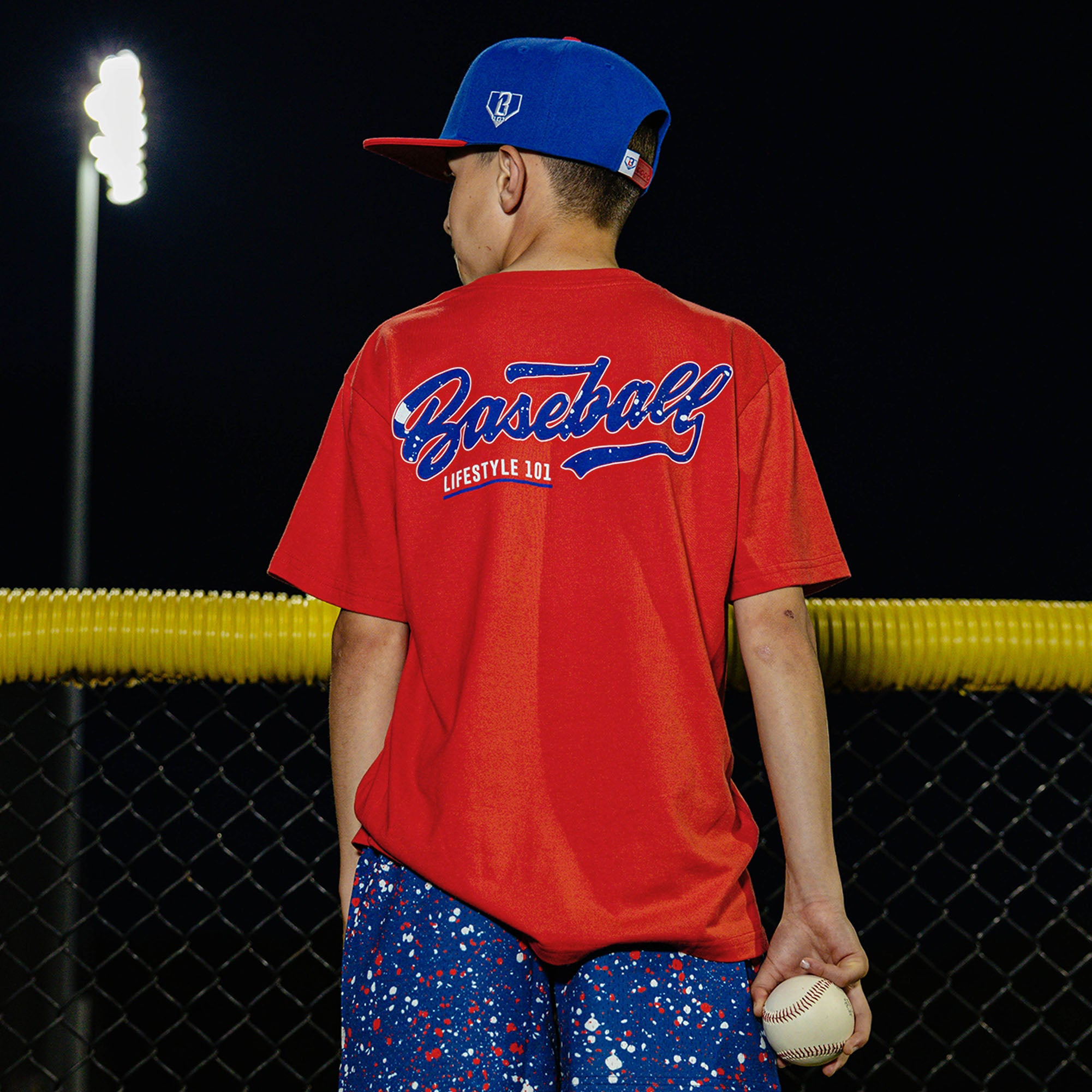 野球ライフスタイルグラフィック Tシャツ夏半袖コットン Tシャツカジュアル日常着通気性衣類野球ファンへのギフト