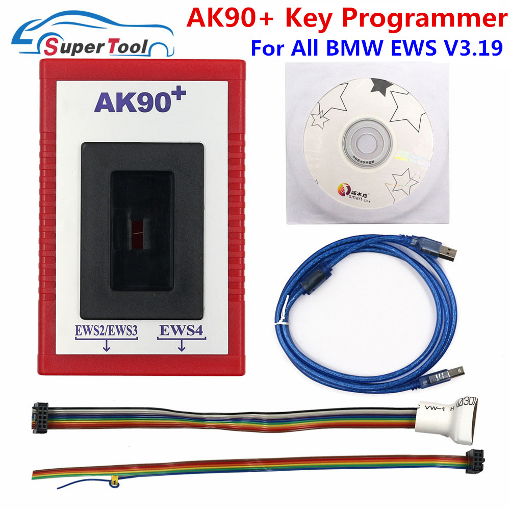 Professional CAS4 BDM Prog R270 V1.20 Auto AK90 V3.19 Key Programmer For BMW EWS From 1995-2005 AK-90 Copy Car Keys OBD2 Adapter
