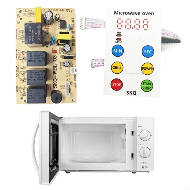 ユニバーサル電子レンジ制御パネル交換ボードタッチパネル電子レンジメンテナンスコンピュータ制御ボード