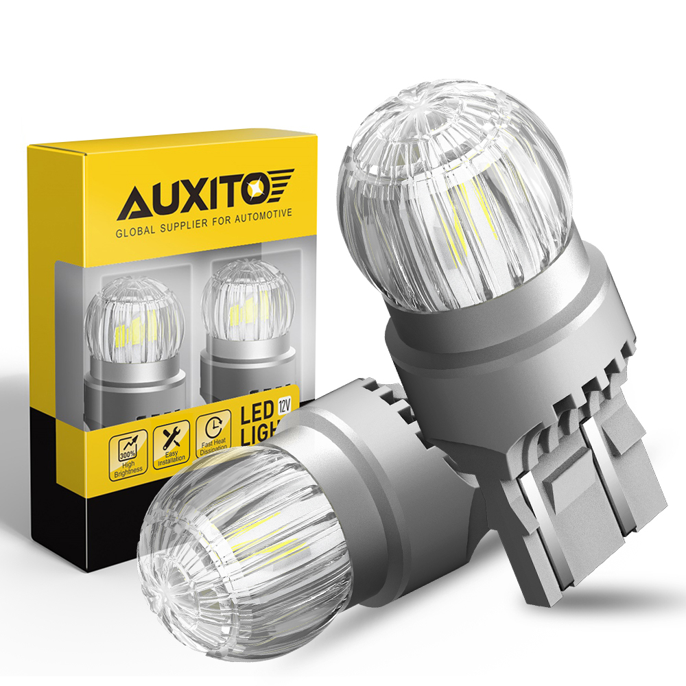2 個 W21W W21/5W LED T20 7440 7443 7444NA WY21W LED 電球 Canbus DRL ターンシグナルテールライトリバースバックアップランプ 6000K ホワイト 12v