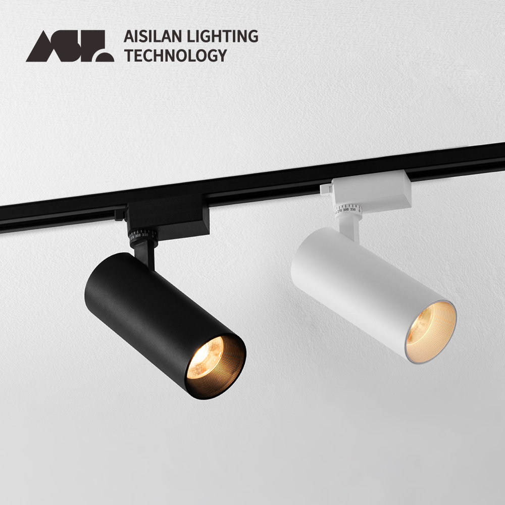Aisilan 調光可能な LED15W 20 ワット CRI 97 衣料品店ショップ天井ランプリビングルームキッチンリニアレールトラック照明スポットライト