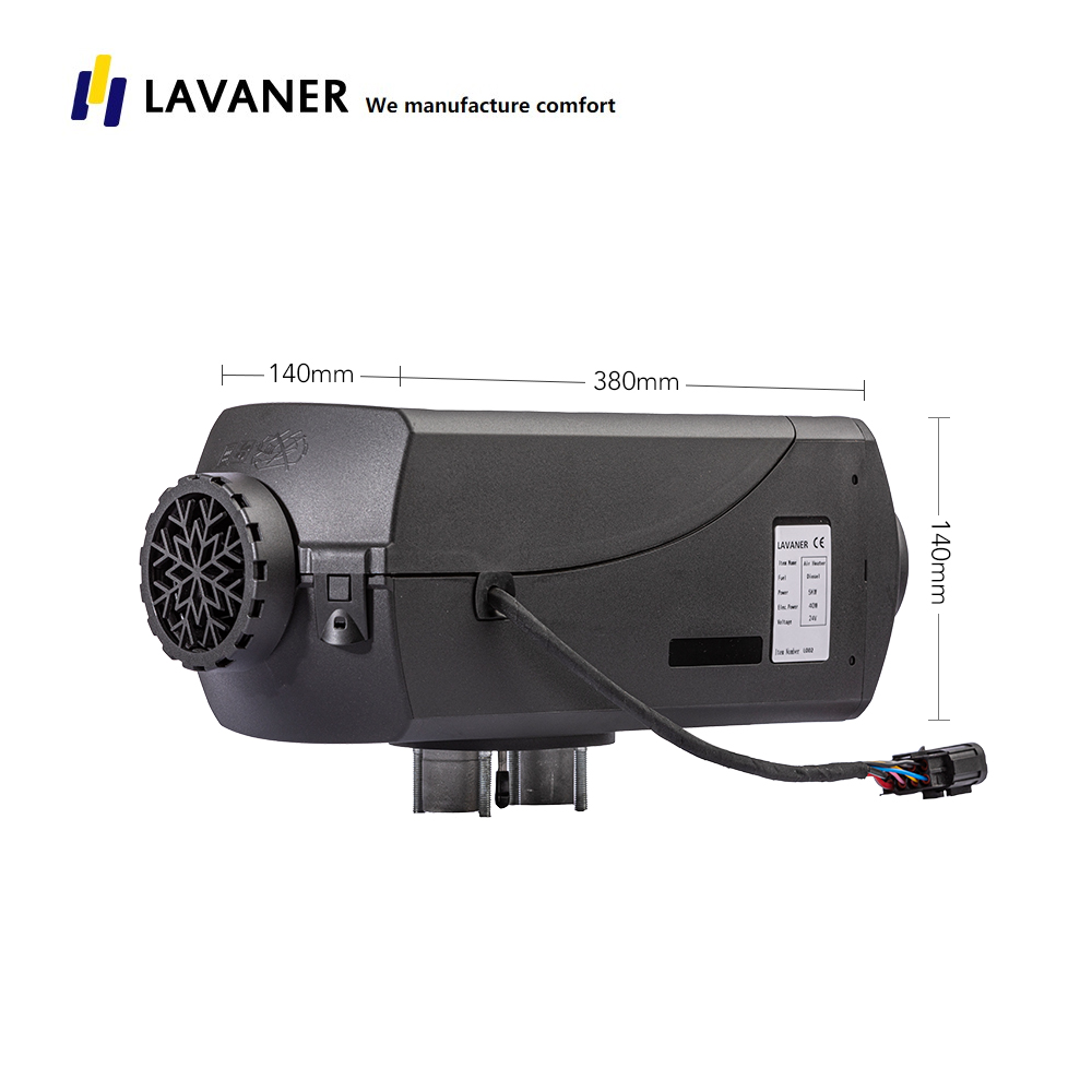 LAVANER Pro 12V 5KW ディーゼルエアヒーター、防水 LCD リモコン、アフターバーナー RV キャンピングカー バン トラックに対応