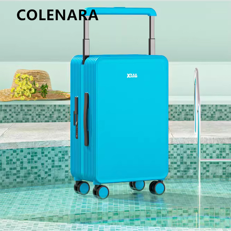 COLENARA 機内持ち込み旅行用スーツケース 20 インチ搭乗ケース 24 インチ トロリーケース 26 インチ 荷物コンビネーションケース レディース ローリングスーツケース