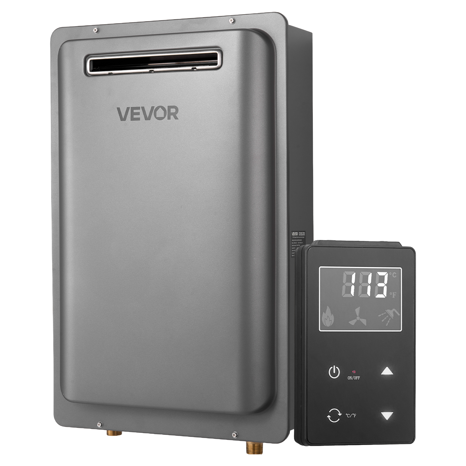 SucceBuy ガスタンクレス給湯器 5.3/8Gal 屋外 191000 BTU インスタント給湯器スマート温度制御保護