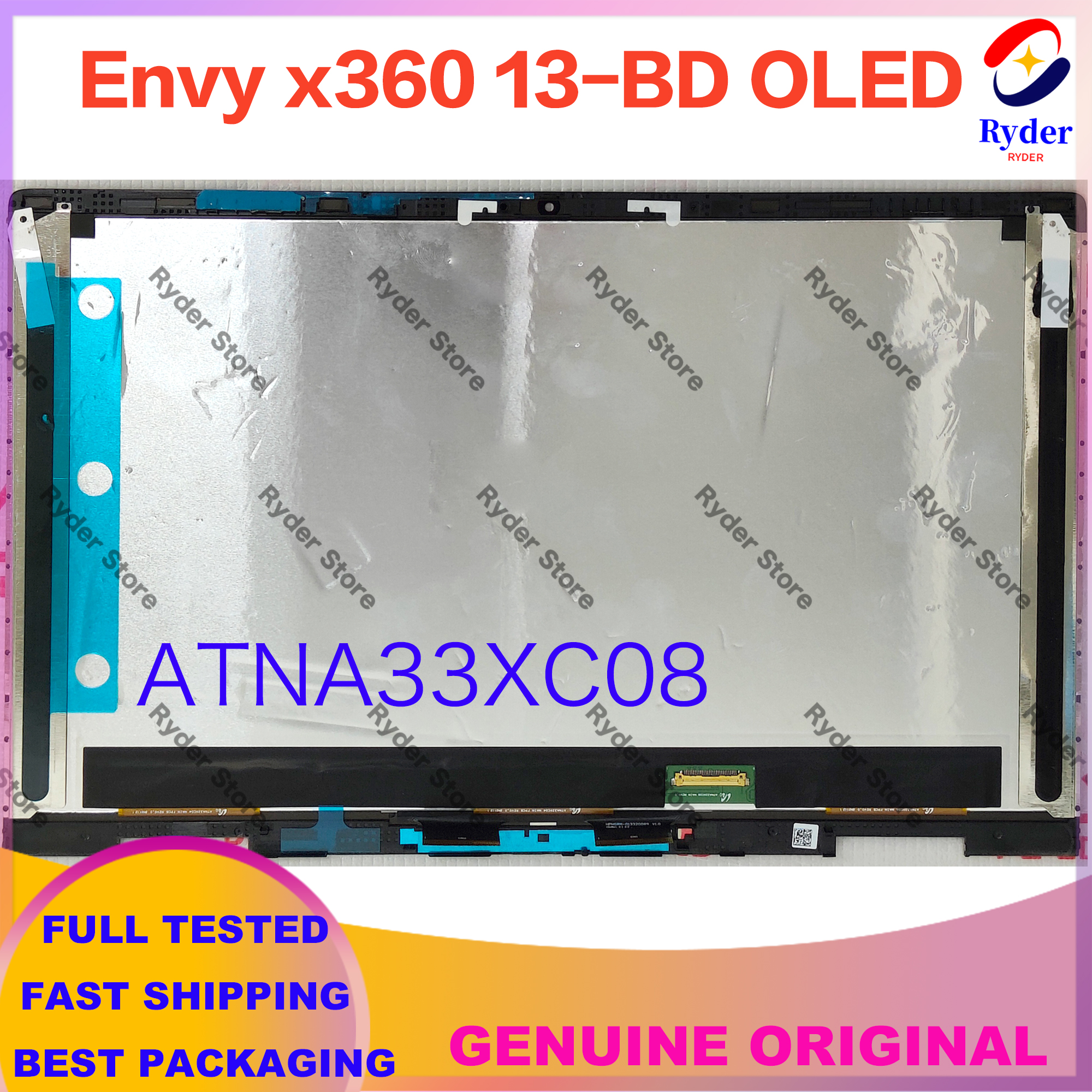 13.3 インチ FHD 1920X1080 OLED HP Envy X360 13-bd タッチ LED LCD スクリーンアセンブリ 13m-bd0033dx 13m-bd0023dx 13-ay0028ur ATNA33XC08
