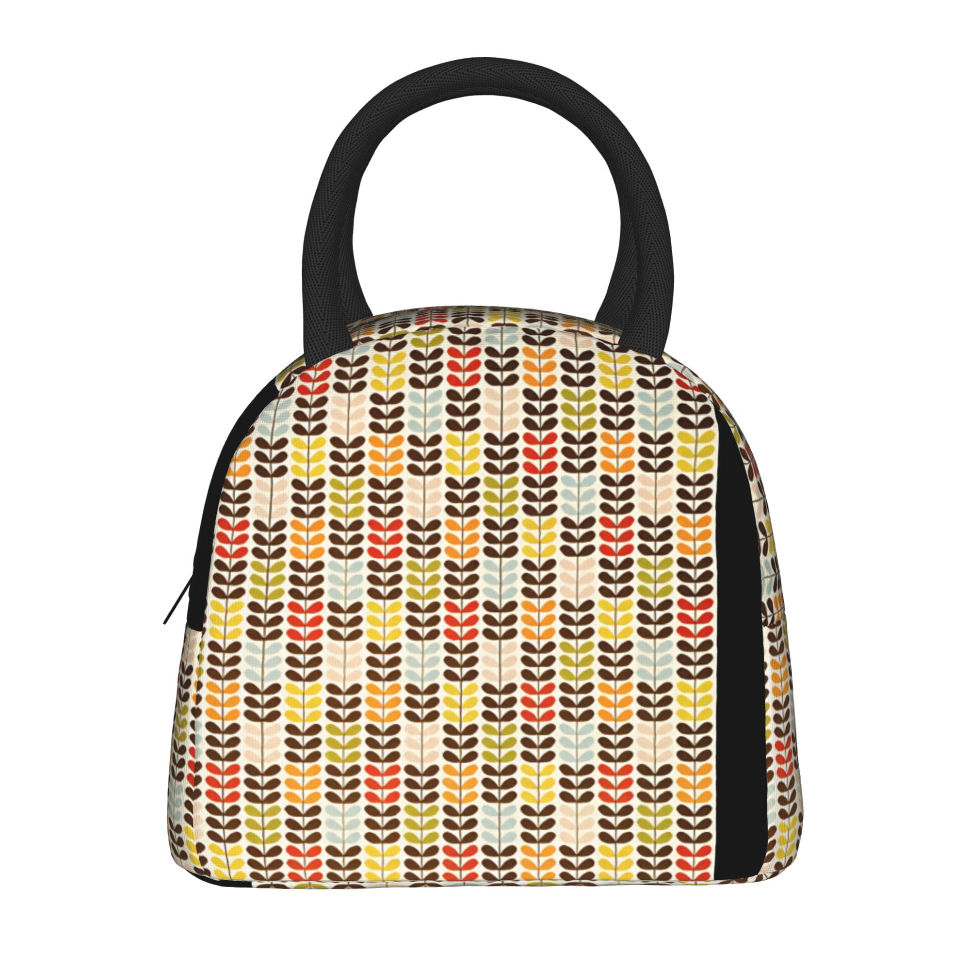 Orla Kiely 花柄ランチバッグカジュアルランチボックス女性のためのピクニックポータブルジッパークーラーバッグ防水サーマルランチバッグ