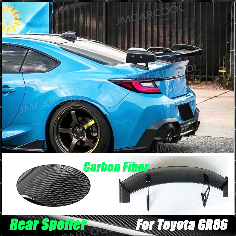 カーボンファイバーリアスポイラーウイングトヨタ GR86 スバル BRZ 2021 車のリアトランクリップスポイラーウイング高品質カーボンファイバー FRP