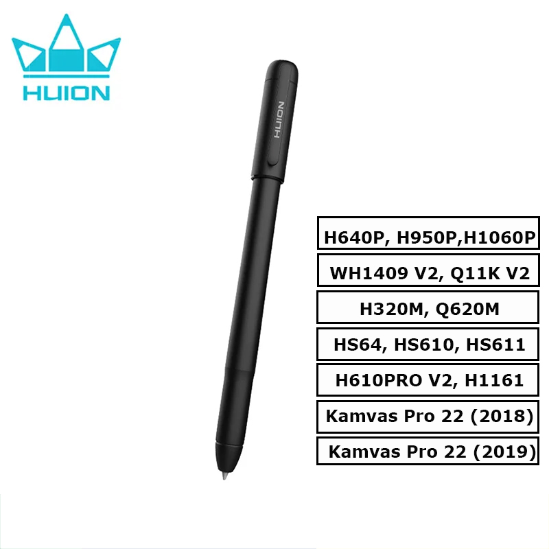 Huion Scribo PW310 グラフィック タブレット スタイラス 8192 筆圧 3 交換リフィル付き H420X H640P Q620M HS64 H610PROV2 をサポート