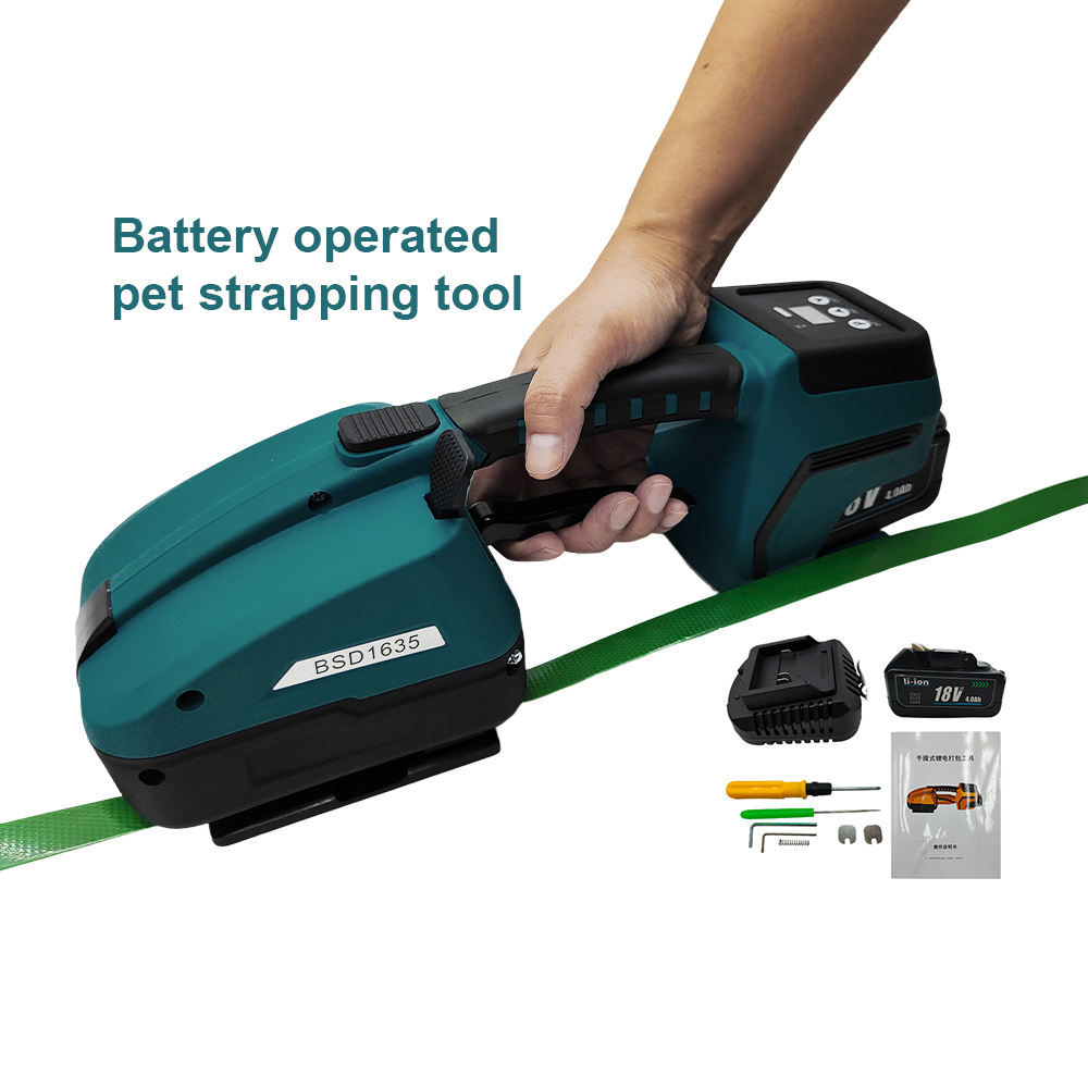 3800N 自動ストラップマシン電動ハンドヘルドストラップ Tool13-16 ミリメートル PET PP ベルト摩擦溶接機デジタルディスプレイ