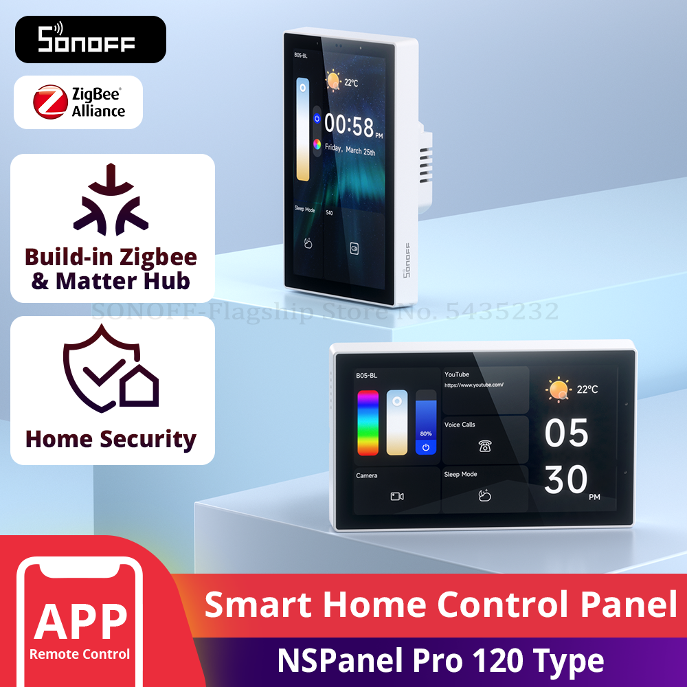 SONOFF NSPanel Pro 120 タイプスマートホームコントロールパネルスマート Thermostst 消費電力 DIY スイッチモジュールサポート Sonoff デバイス