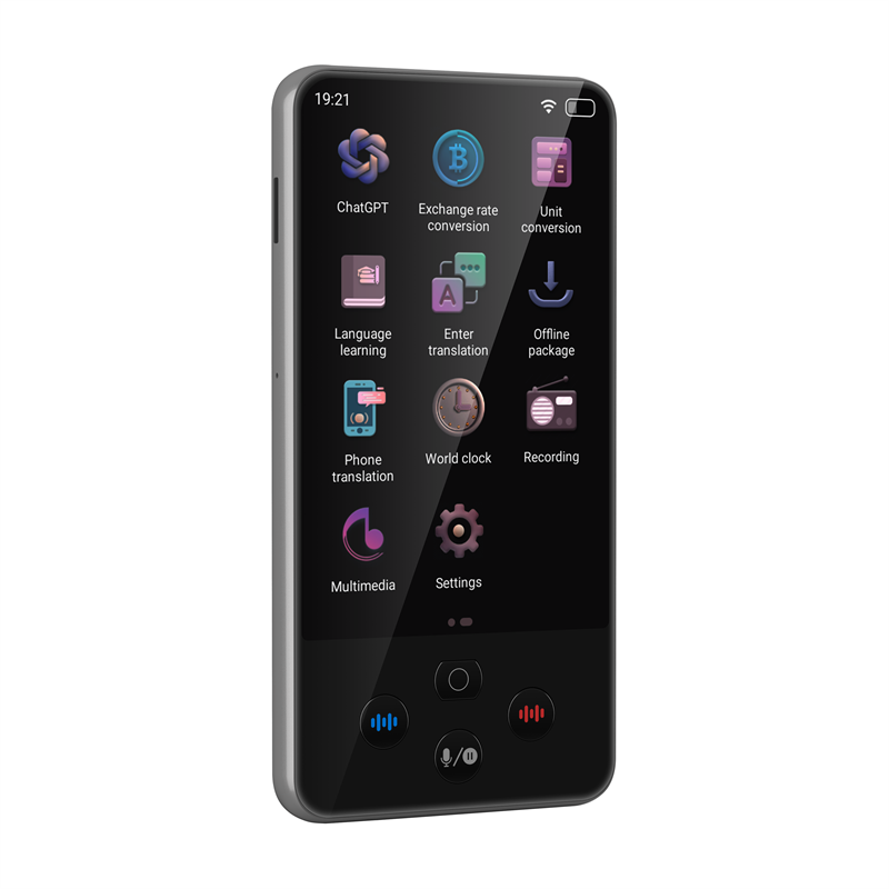 S85 Pro Portable Audio Translator 138 Language Smart Recording 19 Offline In Real Time ChatGPT AI Voice Photo Group Translation