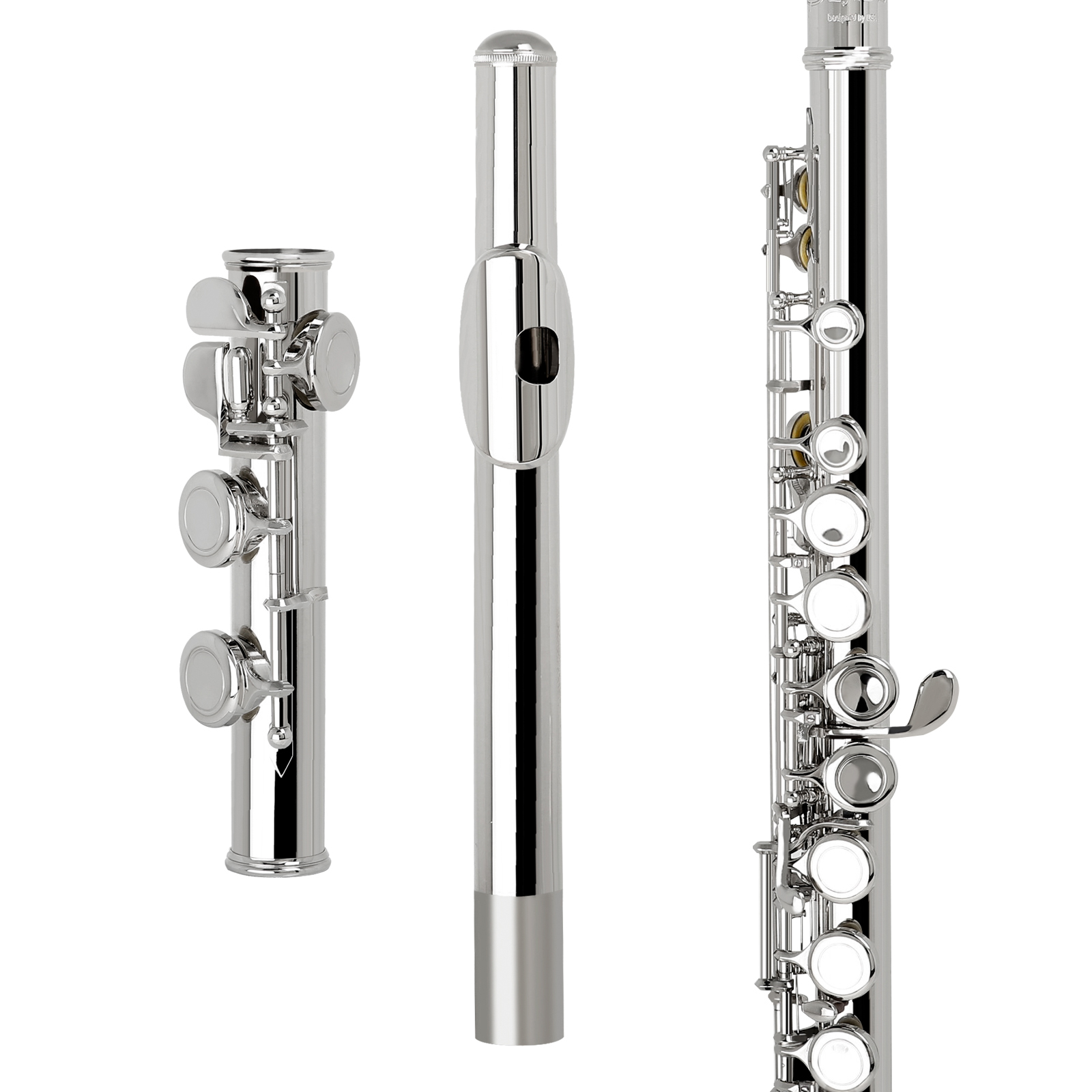SLADE 16 クローズドオープンホール C キープロフェッショナル横フルートコンサート楽器ボックスクリーニングクロススティック手袋