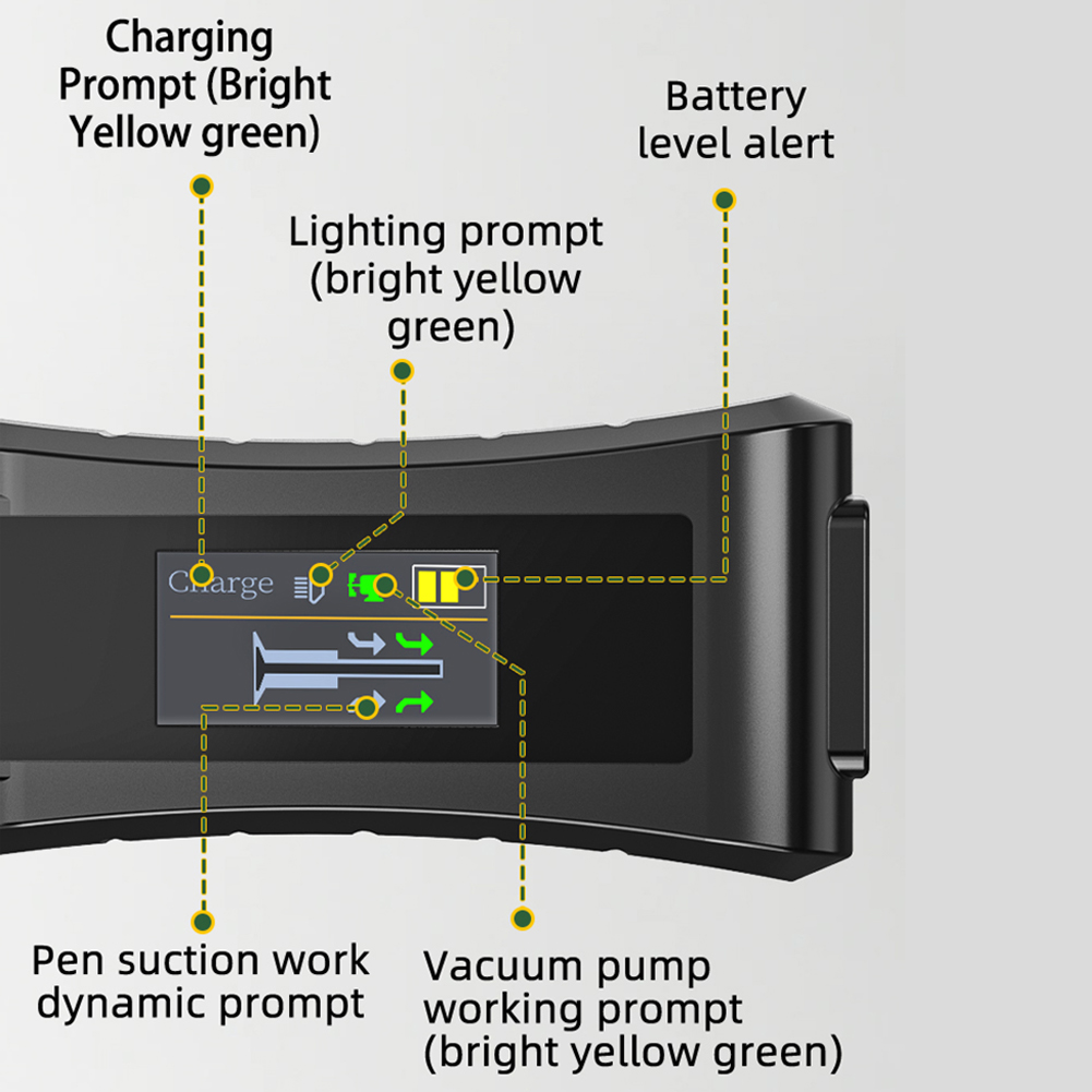 Electric Vacuum Sucking Pen Anti-static Rechargeable Vacuum Pickup Tool Suction Picker Up Hand Tool for IC Component Placement