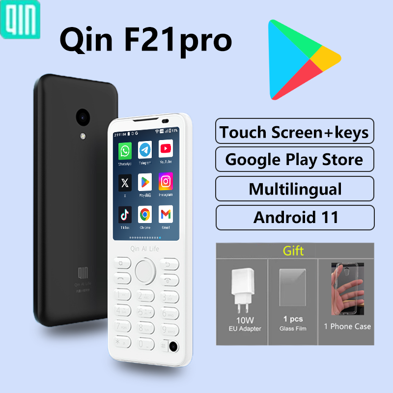 秦 F21 プロサポート Google RAM3GB/4GB Rom 32GB/64GB タッチスクリーン 2.8 インチ Android11 MTK6761