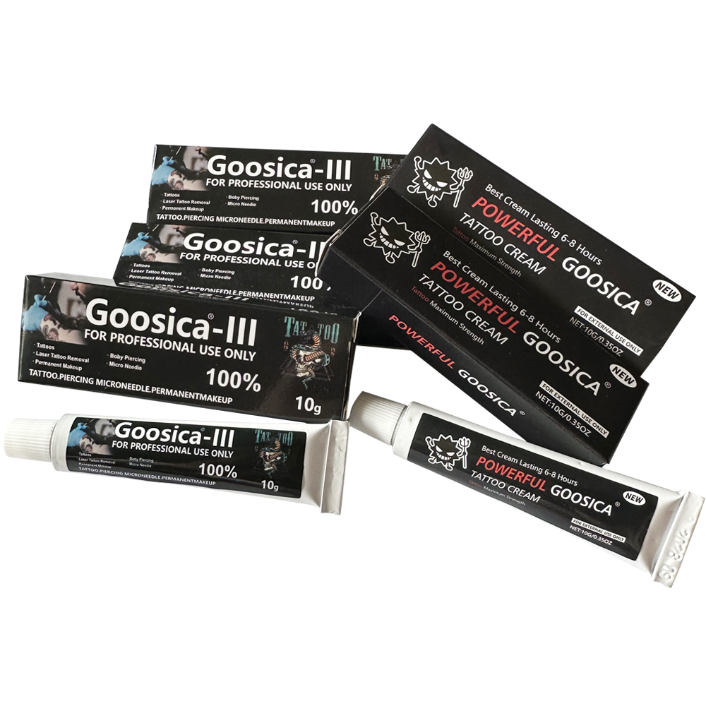 最新のGoosicaタトゥークリーム セミパーマネントメイクアップ マイクロブレーディング 眉毛 リップライナー アフターケアクリーム アクセサリー 10g