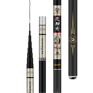 超軽量60gの硬めのショートセクション釣り竿、コルクハンドル付きの高炭素フナ釣り竿、淡水渓流釣り用。