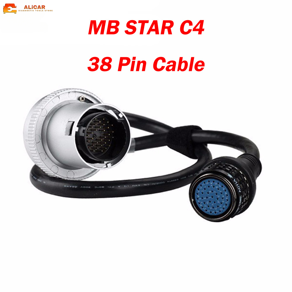 高品質 MB スター C4 38 ピンケーブル SD 接続 C4 スキャナコネクタ 38Pin ケーブルスター診断ツール在庫あり高速配送
