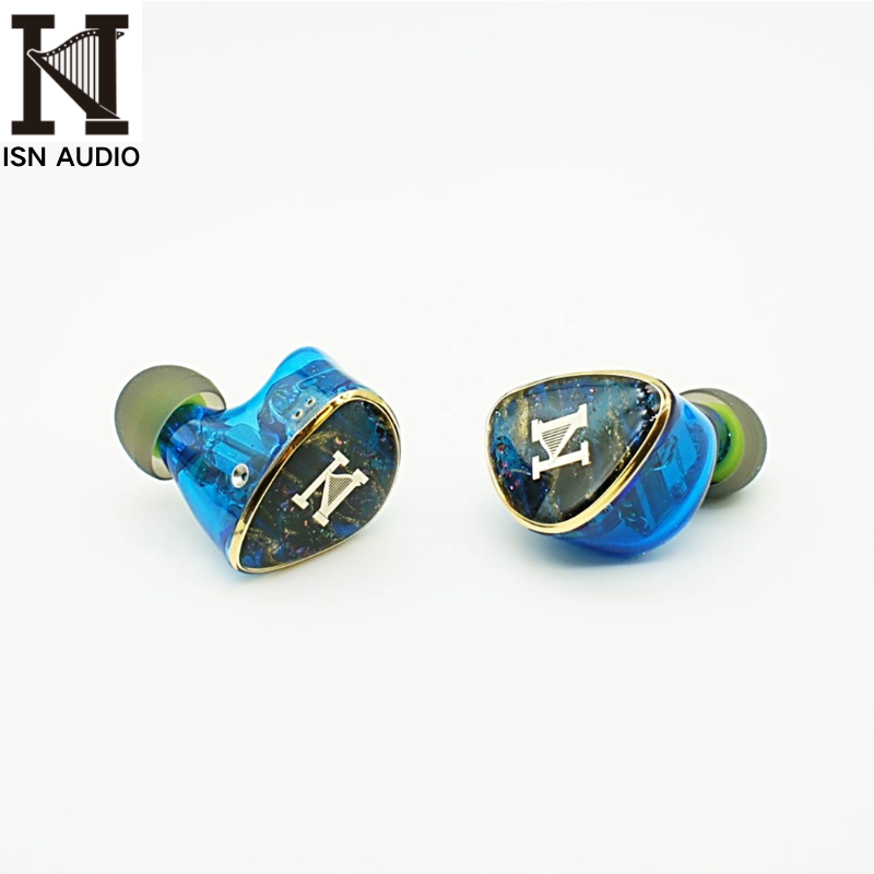 ISN Audio EBC80 2 静電 2BA 2DD 2 骨伝導ドライバー クアッドブリッド 8 ドライバー 2Pin 0.78mm オーディオファン インイヤー イヤホン