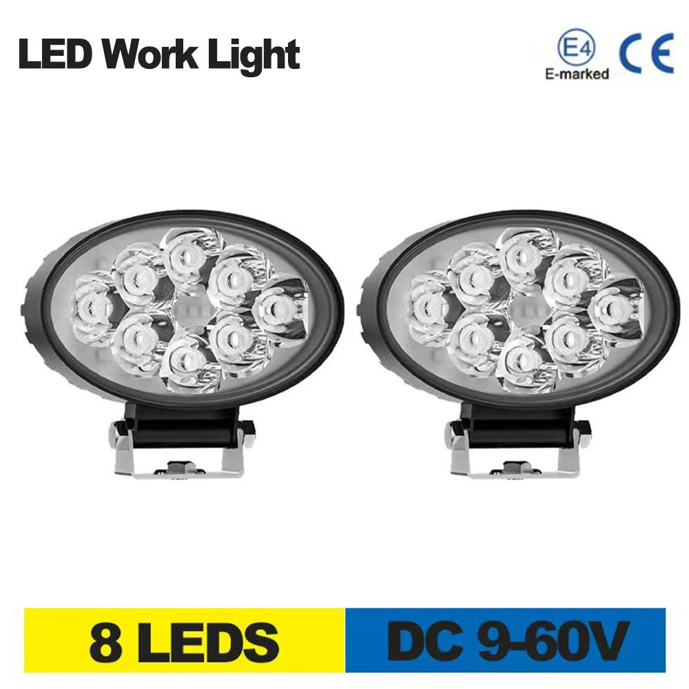 作業灯 8LED オートバイヘッドライトスポットライト防水超高輝度補助自動車トラック 4x4 オフロードユニバーサル 9-60V Led バー