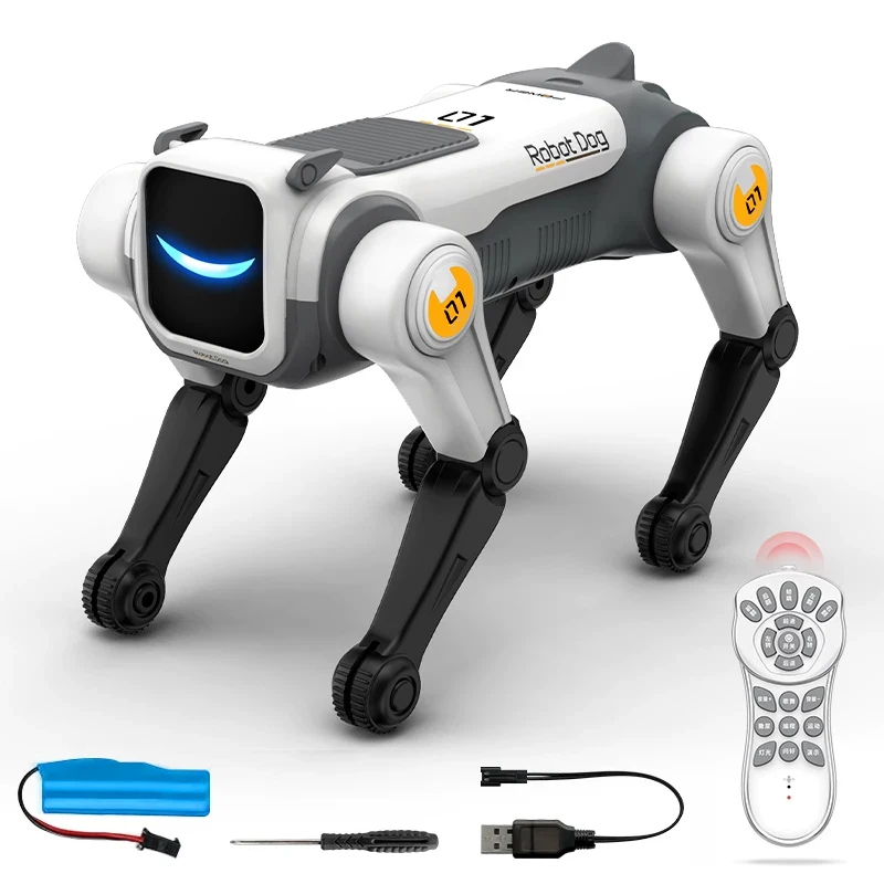 インテリジェント AI リモコンロボット犬音声コマンドプログラマブル歌とダンス電子スタントバイオニック新スタイル