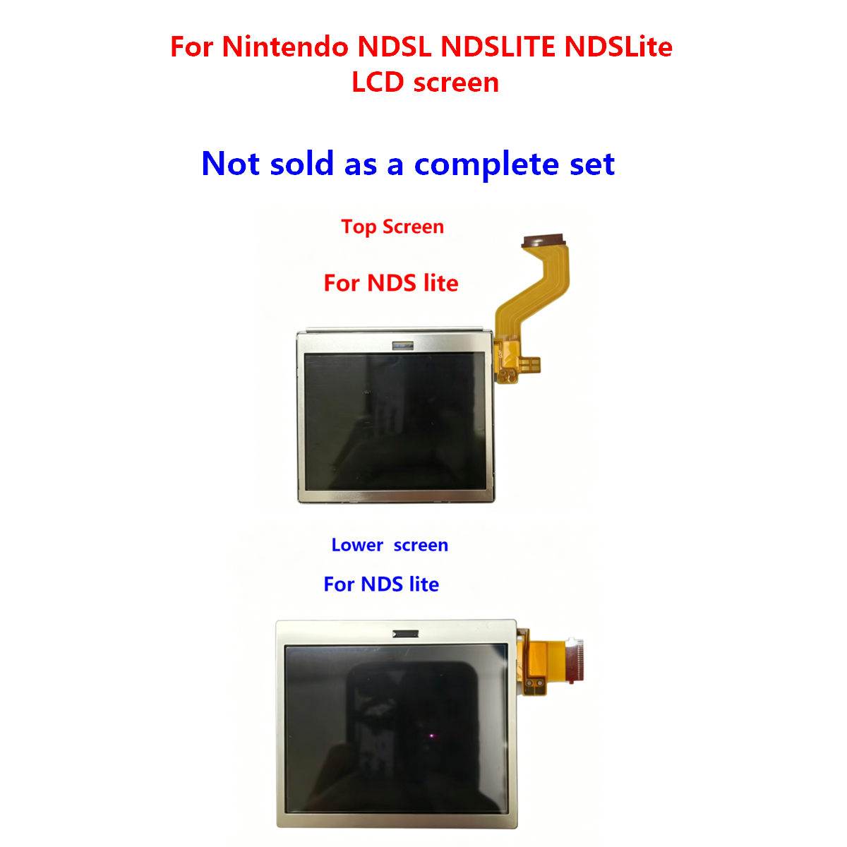 オリジナル交換用液晶画面任天堂 NDSL NDSLITE NDSLite 液晶画面
