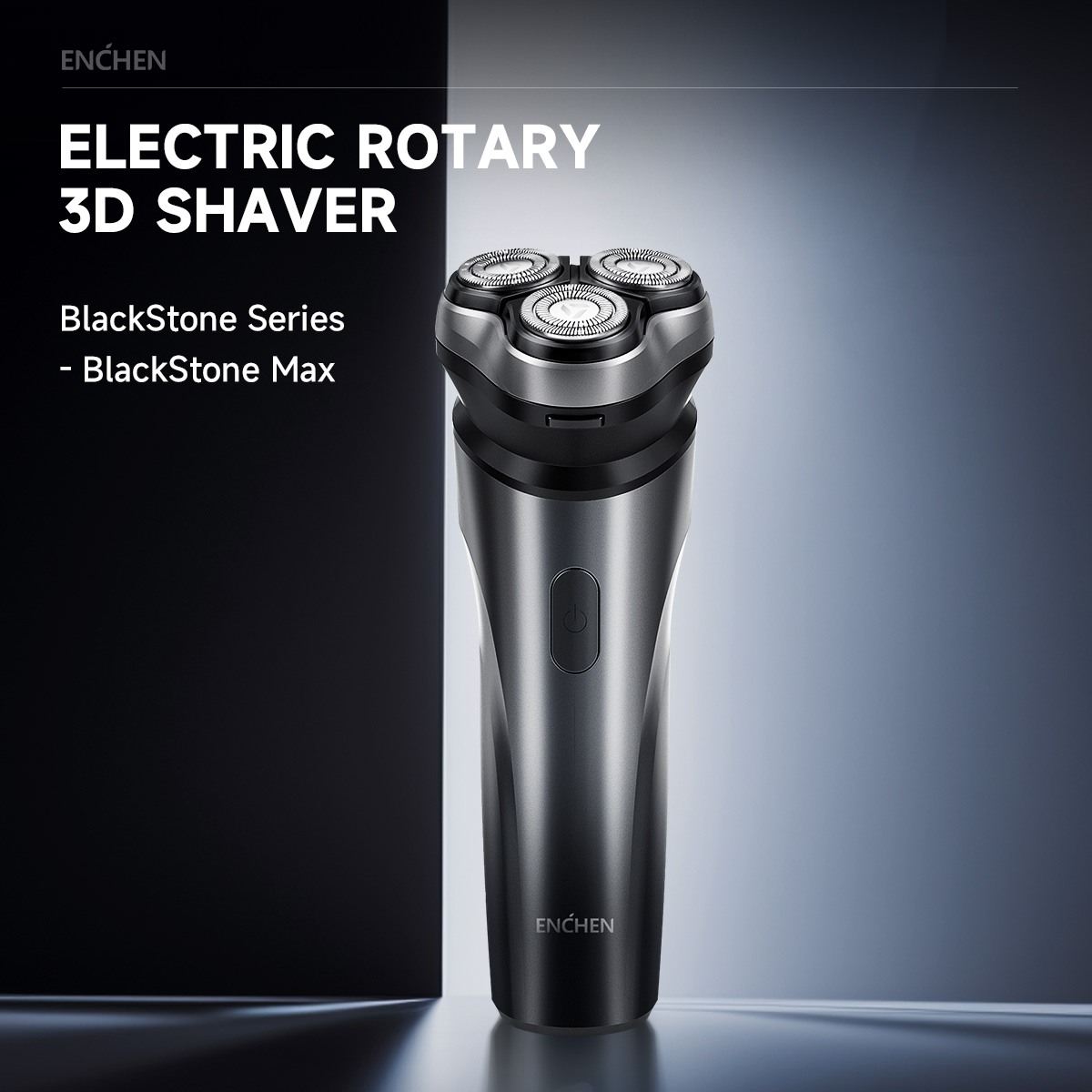 ENCHEN Blackstone Max 電気シェーバー 3D 方向フレックスヘッド 100% 防水 ポップアップ精密トリマー付き