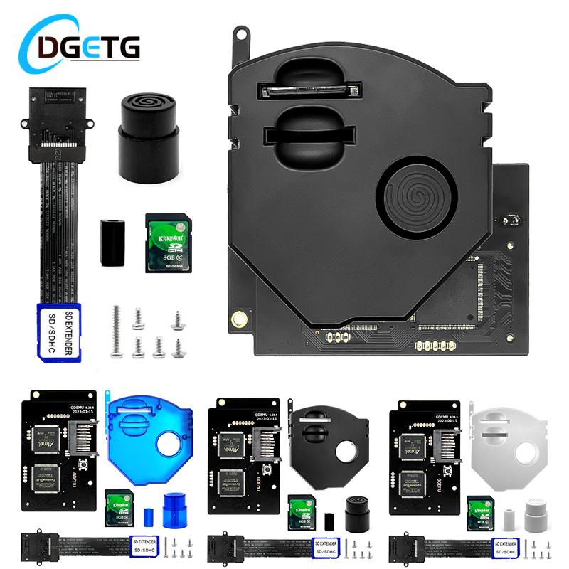 新しい GDEMU V5.20.5 光学ドライブエミュレーションボードとリモートカードマウントキット DC コンソール用 SEGA ドリームキャスト GDU DC VA1 ボード