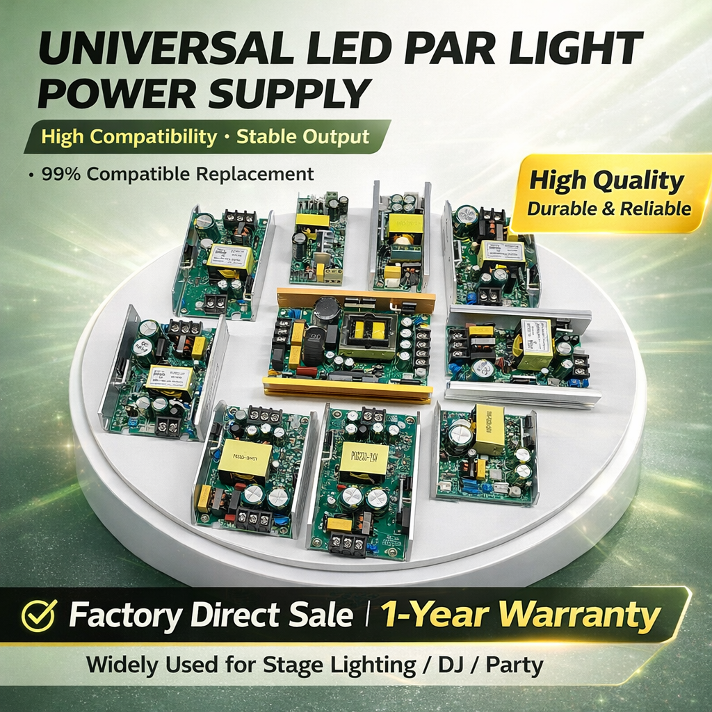 LED 65W150W200W35W500W ステージフルカラーパーライトカラーライト観客ライトユニバーサルドライバースイッチ電源回路基板
