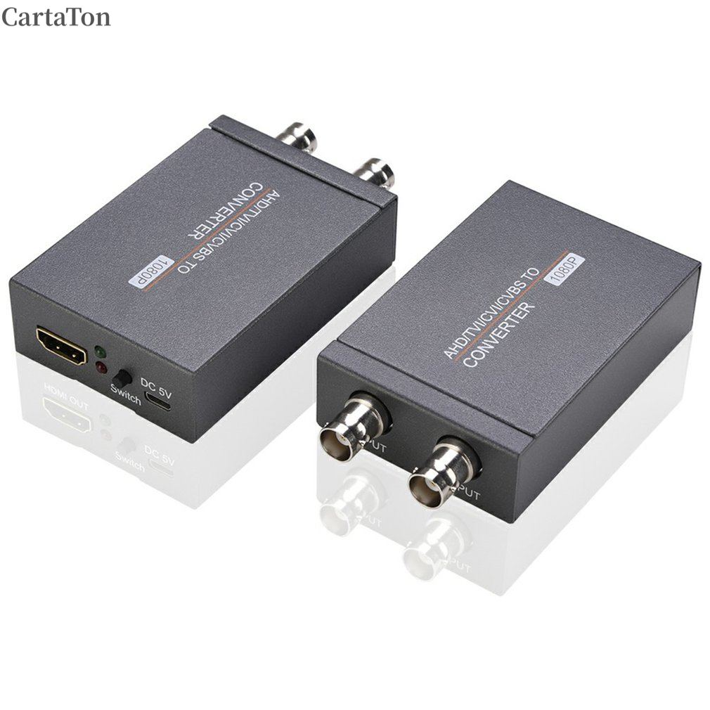 AHD/TVI/CVI/CVBS to HDMI 変換アダプタ フル HD 4K ビデオ変換アダプタ ベルトリング変換用